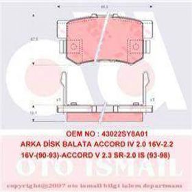 TRW GDB3154 Arka Fren Balatası