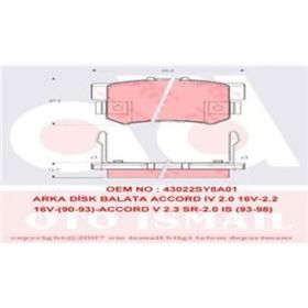 TRW GDB3154 Arka Fren Balatası