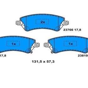 Trw GDB3288 Toyota Corolla Ön Fren Balatası
