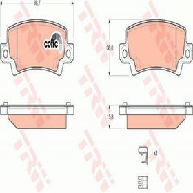 TRW GDB3289 Arka Fren Balatası
