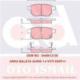 TRW GDB3454 Arka Fren Balatası
