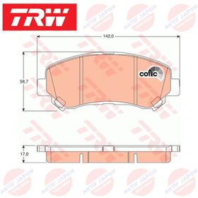 Trw GDB3467 Nissan Qashqai Ön Fren Balatası