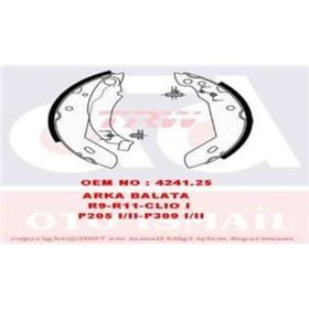 TRW GS8158 Clio I/P205/P309 Pabuç Arka Balata