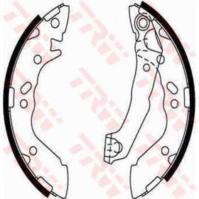 TRW GS8659 180x32 mm Arka Kampana Papuçlu Balata