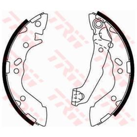 TRW GS8659 180x32 mm Arka Kampana Papuçlu Balata