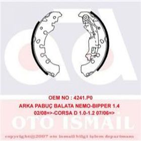 TRW GS8720 Arka Fren Balatası