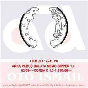 TRW GS8720 Arka Fren Balatası