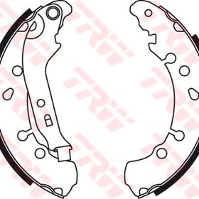 TRW GS8778 Yaris 1.3 VVTI-1.33 VVTI-1.4D-4D 06 11 203x38 Arka Pabuç Balata
