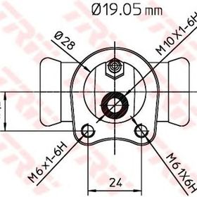 TRW-Lucas BWD119 Oto Arka Fren Merkezi
