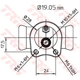 TRW-Lucas BWD119 Oto Arka Fren Merkezi