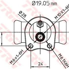 TRW-Lucas BWD119 Oto Arka Fren Merkezi