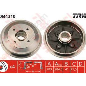 TRW-Lucas DB4310 Oto Arka Fren Kampanası