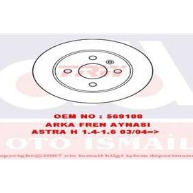 TRW-Lucas DF4050 Oto Arka Fren Diski