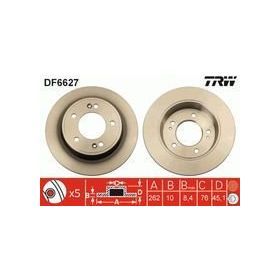 TRW-Lucas DF6627 Oto Arka Fren Diski