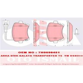 TRW-Lucas GDB1557 Oto Arka Fren Balatası