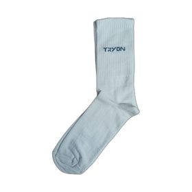 Tryon Beyaz Antrenman Çorabı