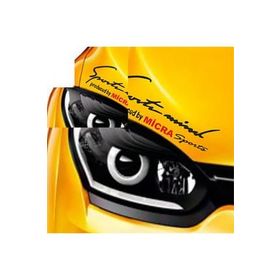 TSC Z1174 Nissan Micra Mind Far Üstü Kaput Araba Sticker