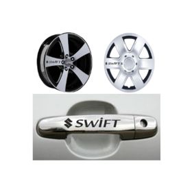 TSC Z1238 Suzuki Swist Kapı Kolu Jant 8'li Araba Sticker