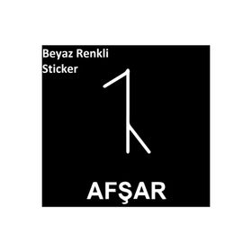 TSC Z1621 Avşar Afşar Sembolu Araç Araba Yapıştırma Sticker