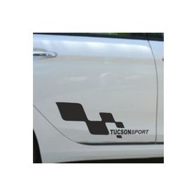 TSC Z1710 Hyundai Tucson Yan Kapı Sport Sağ Sol 2 Adet Oto Sticker