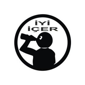 TSC Z1895 İyi İçer Komik Araba Sticker