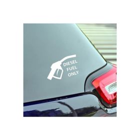 TSC Z1952 Sadece Dizel Yakıt Araba Sticker