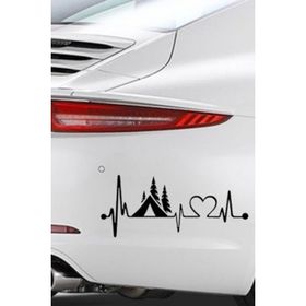 TSC Z1968 Çadır Kalp Atışı Hayat Monitör Araba Sticker