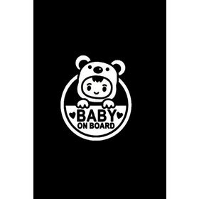 TSC Z1974 Arabada Bebek Var Resim Yapıştırma Sticker