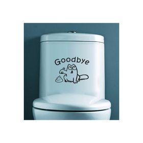 TSC Z1985 Klozet Banyo Komik Resim 10 Araba Sticker