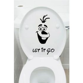 TSC Z1990 Klozet Banyo Komik Resim 5 Araba Sticker