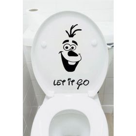 TSC Z1990 Klozet Banyo Komik Resim 5 Araba Sticker
