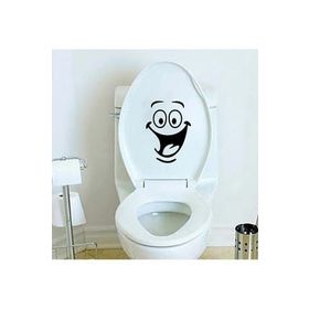 TSC Z1991 Klozet Banyo Komik Resim 4 Araba Sticker