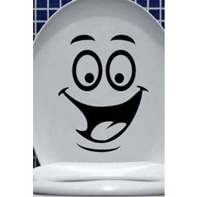 TSC Z1992 Klozet Banyo Komik Resim 3 Araba Sticker