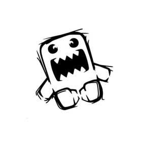 TSC Z2013 Domo Kun Japon Drift Komik Vinil Çıkartmaları Araba Sticker