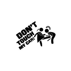 TSC Z2025 Arabama Dokunma 2 Bayan Sürücü Yapıştırma Sticker