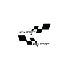 TSC Z2055 Leon Sport Kapi Araba Sticker