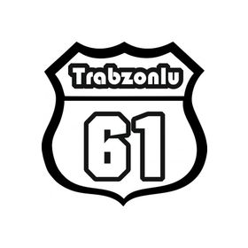 TSC Z2123 61 Plaka Numarası Trabzon Yapıştırma Sticker