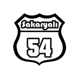 TSC Z2124 54 Sakaryalı Plaka Araba Yapıştırma Sticker