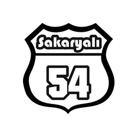 TSC Z2124 54 Sakaryalı Plaka Araba Yapıştırma Sticker