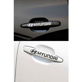 TSC Z2157 Hyundai Kapı Kolu 8 Adet Yapıştırma Sticker