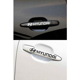 TSC Z2157 Hyundai Kapı Kolu 8 Adet Yapıştırma Sticker