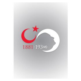 TSC Z22 Atatürk Sonsuz Ay Yıldız Silüet 30 cm X 21 Oto Sticker