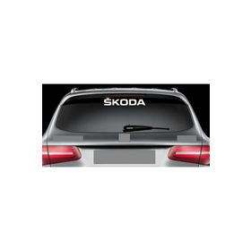 TSC Z367 Skoda Arka Cam Araba Sticker