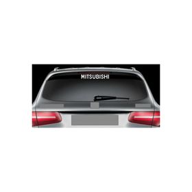 TSC Z382 Mitsubishi Arka Cam Araba Sticker