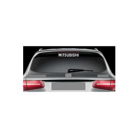 TSC Z382 Mitsubishi Arka Cam Araba Sticker
