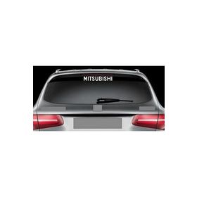 TSC Z382 Mitsubishi Arka Cam Araba Sticker