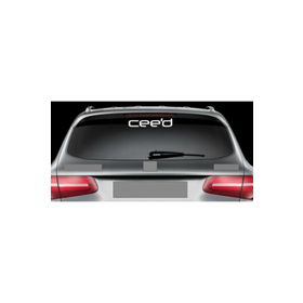 TSC Z390 Kia Ceed Arka Cam Araba Sticker