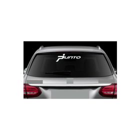 TSC Z398 Fiat Punto Araba Arka Cam Yapıştırma Sticker
