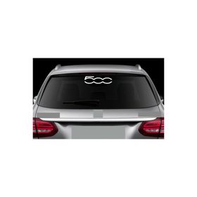 TSC Z399 Fiat 500 Araba Arka Cam Yapıştırma Sticker
