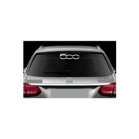 TSC Z399 Fiat 500 Araba Arka Cam Yapıştırma Sticker